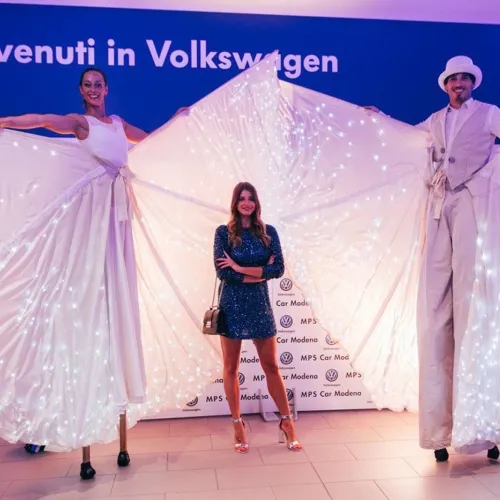 Accoglienza con Farfalle Luminose