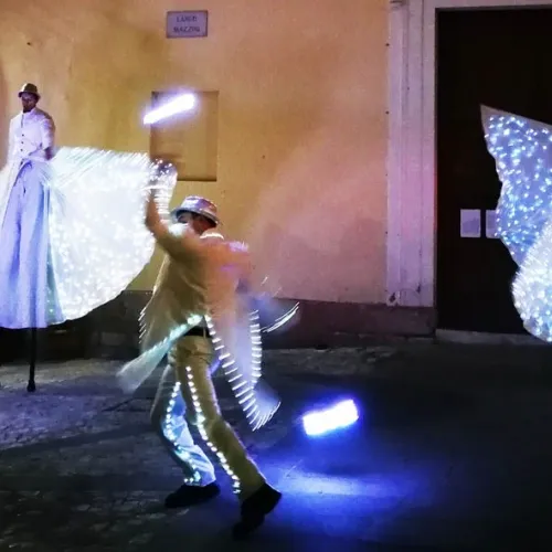 animazione itinerante parata bainca