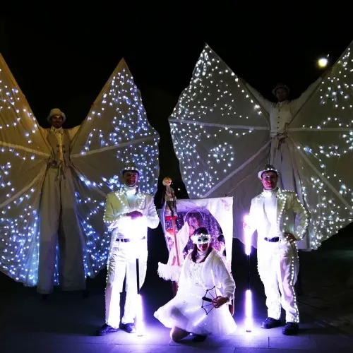 animazione itinerante per notte bianca