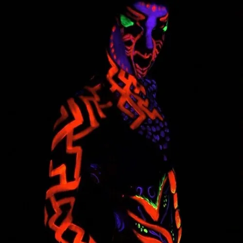 Bodypainitng FLUO per discoteca ed eventi