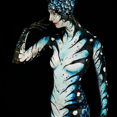 Bodypainting totale per discoteca ed eventi
