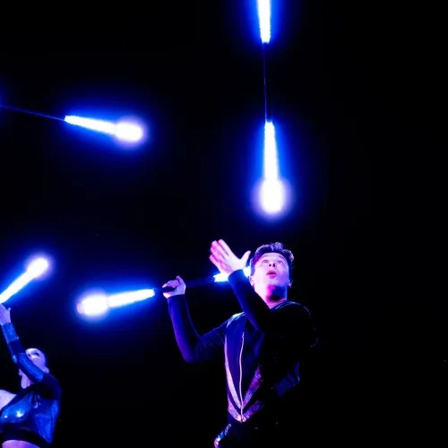 coreografia LED Staff