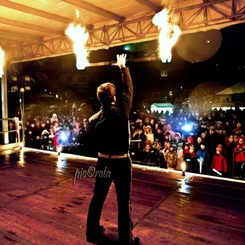 Esibizione con bastone infuocato