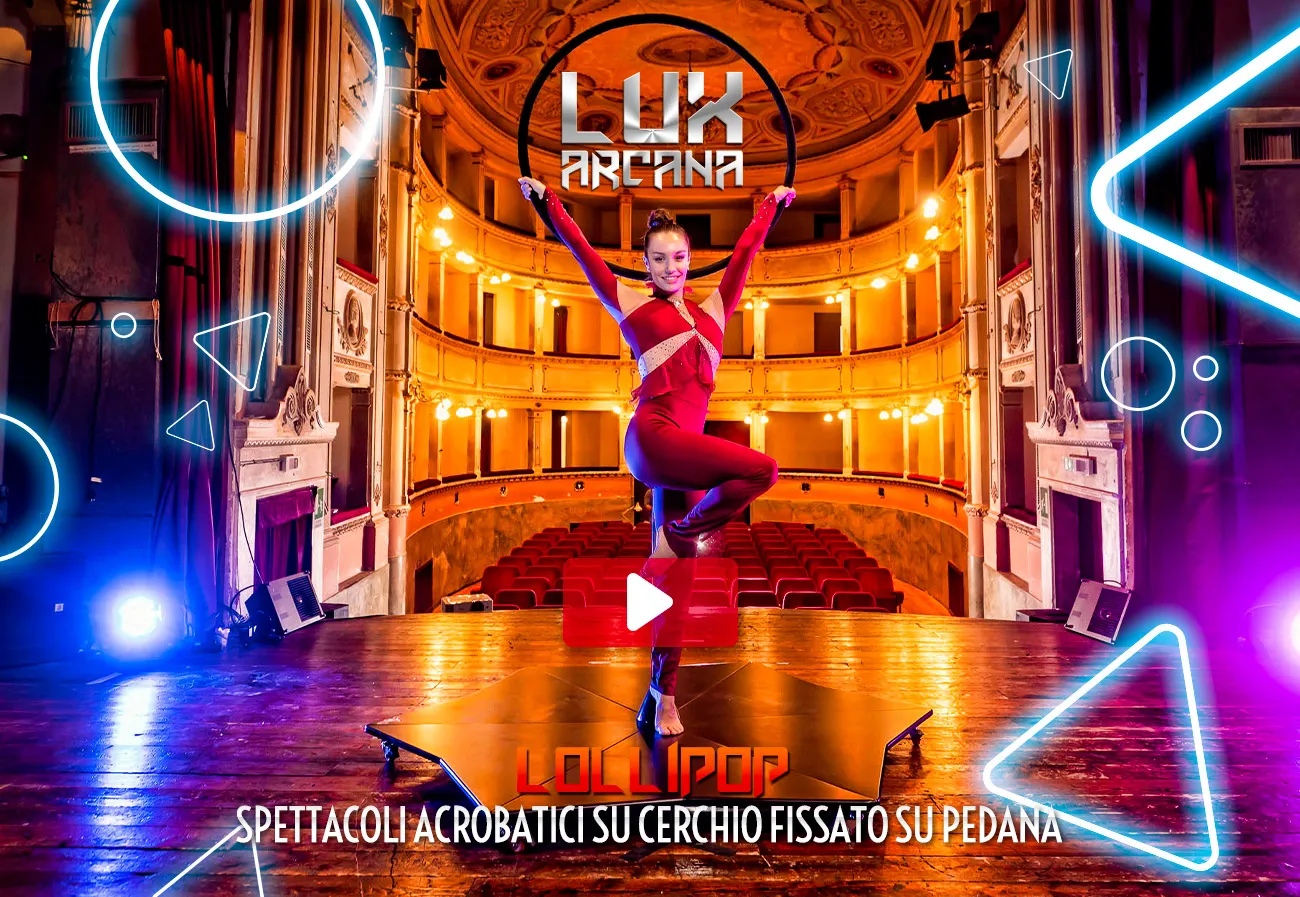Esibizioni di acrobatica, danza aerea per notte bianca, festival, eventi aziendali e cene di gala