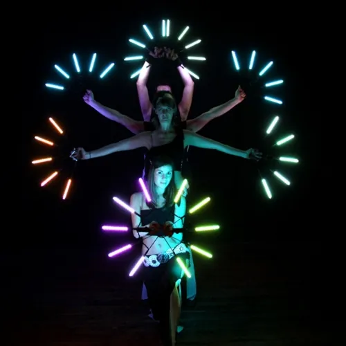 Lux Arcana esibizioni LED