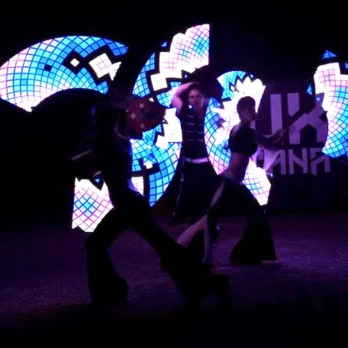 LUX ARCANA led show con visualizzatori