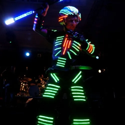 Robot luminoso con LED
