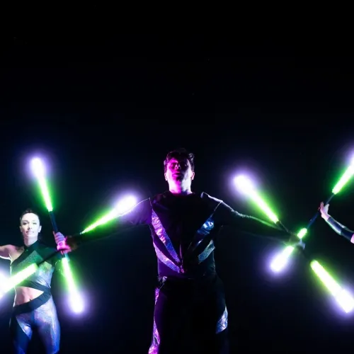 Spettacolo Bastoni LED