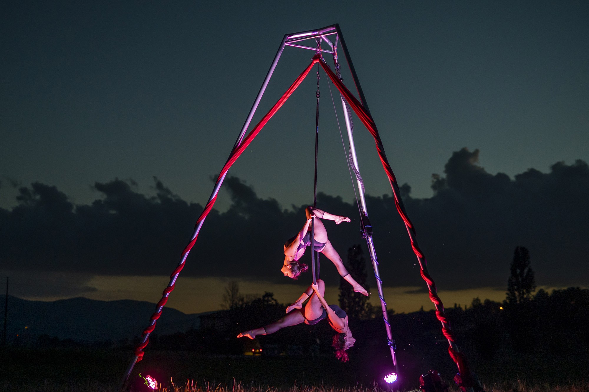 Tessuti Aerei, tra sport e danza - Space Sport Center